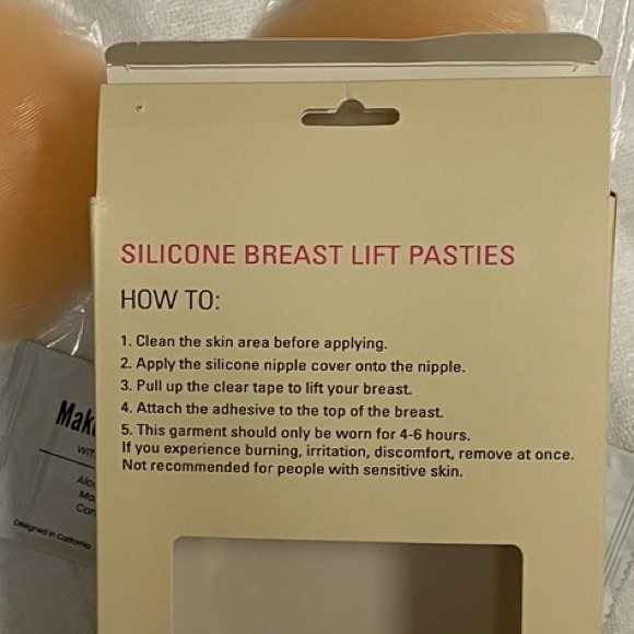 NEW SILICONE ADHESIVE BRA PASTIES XL - Picture 5 of 11